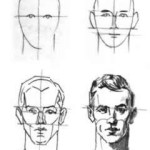 Instructie kop/portret tekenen