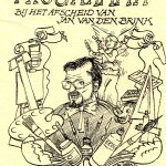 1984 Afscheid collega tekenen Jan van den Brink