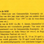 Verslag Kunstprijs 1997