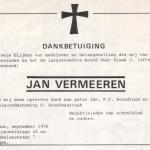 Bij het 'overlijden' van Jan Vermeeren