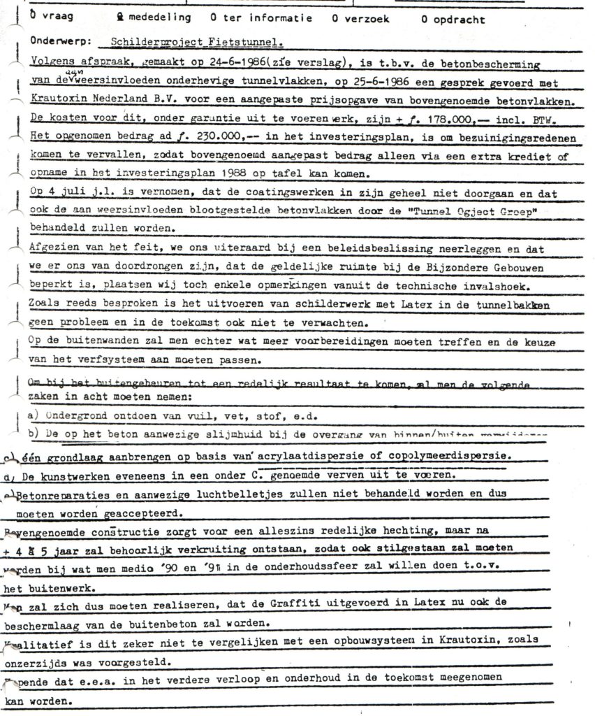 Advies gemeente 1986