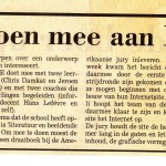 1997 De Stem, aankondiging deelnameTQ