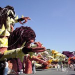 Gene Simmons in dahlia's uitgebeeld