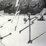 Surrealistisch landschap