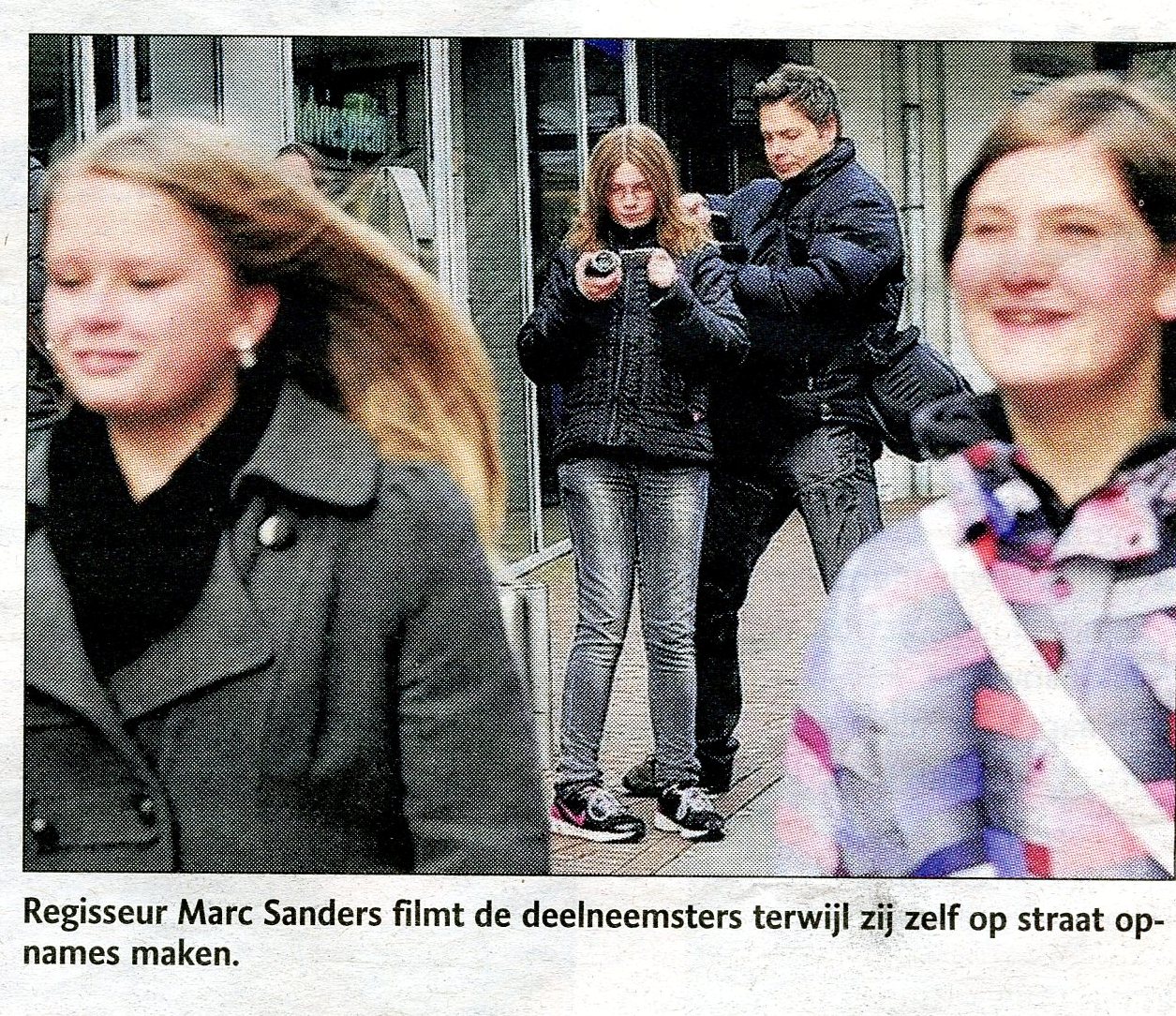 Impressie van de opnamen met Marc