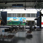 De evenementenhal ingericht