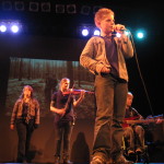 De band in actie