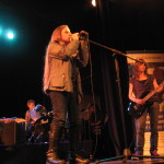De band in actie