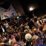 Fans in de zaal