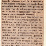 Aankondiging Brabants Nieuwsblad