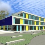 En dit wordt het nieuwe gebouw....