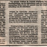 Artikel uit Dagblad De Stem