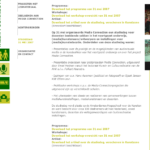 Programma van de afsluiting in Amsterdam