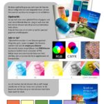 Kleur mengen tijdschrift