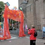 Onthulling van de poort door burgemeester Reinbach