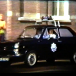 Het begeleidend politie escorte