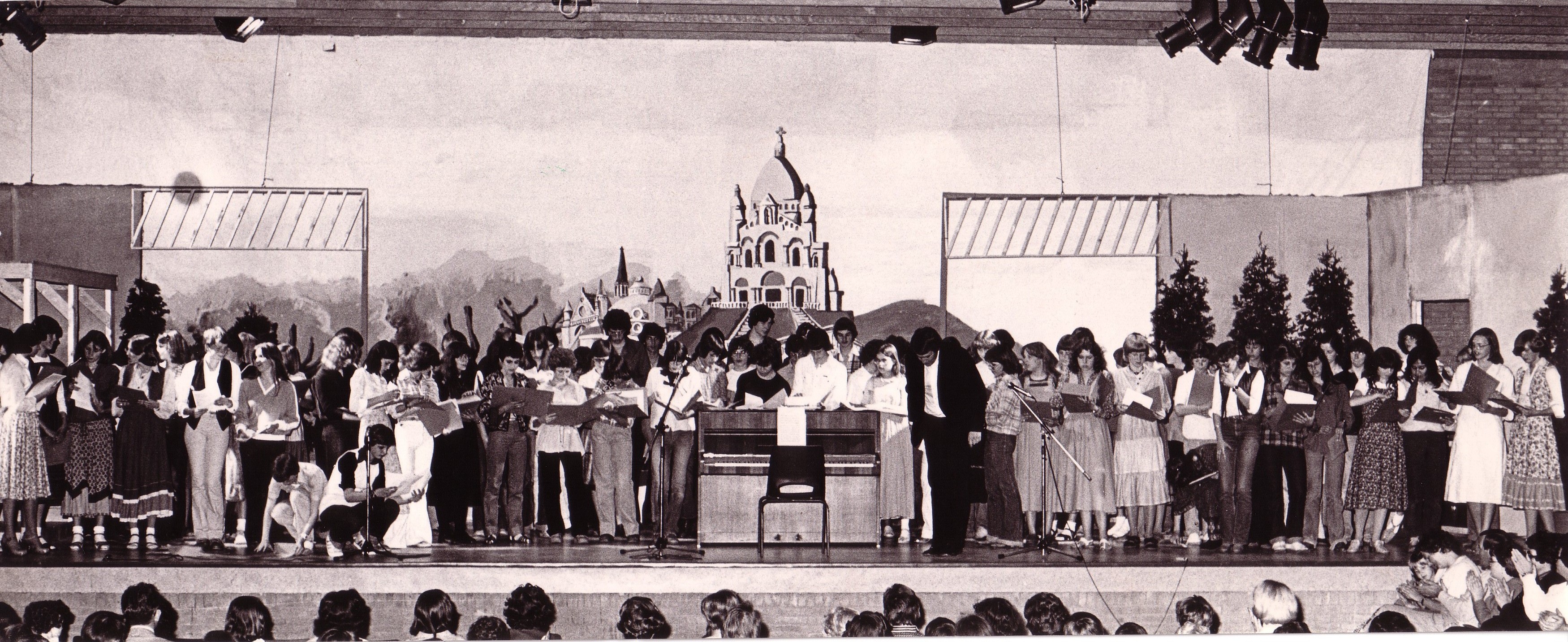 Schoolkoor The Happy Voices in 1978