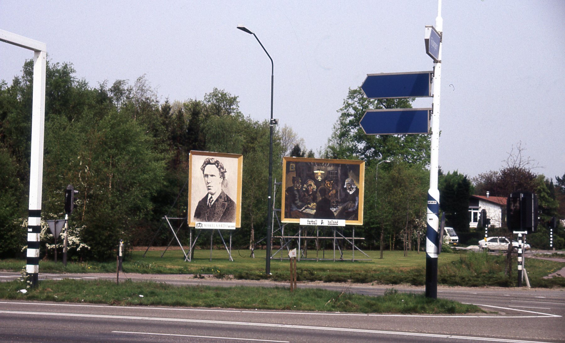 De jeugdfoto, samen met de aardappeleters bij de kruising A58-schoonhout