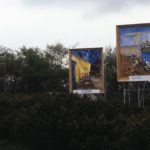 De brug te Arles met daarnaast twee andere werken