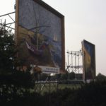 De bootjes van onderaf gefotografeerd