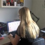 Britt zit startklaar