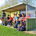 Belangstelling vanuit de dugout