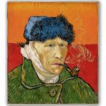 Zelfportret met afgesneden oor (1889) door Van Gogh