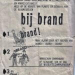 1973 Souvenir aan twee dagen Leusden, de brand order