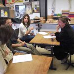Clara interviewt enkele leerlingen