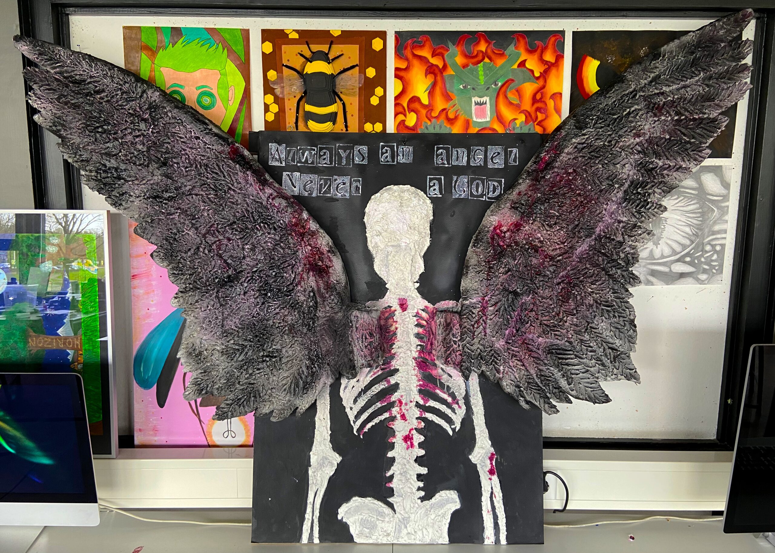 Always an angel, never a god
