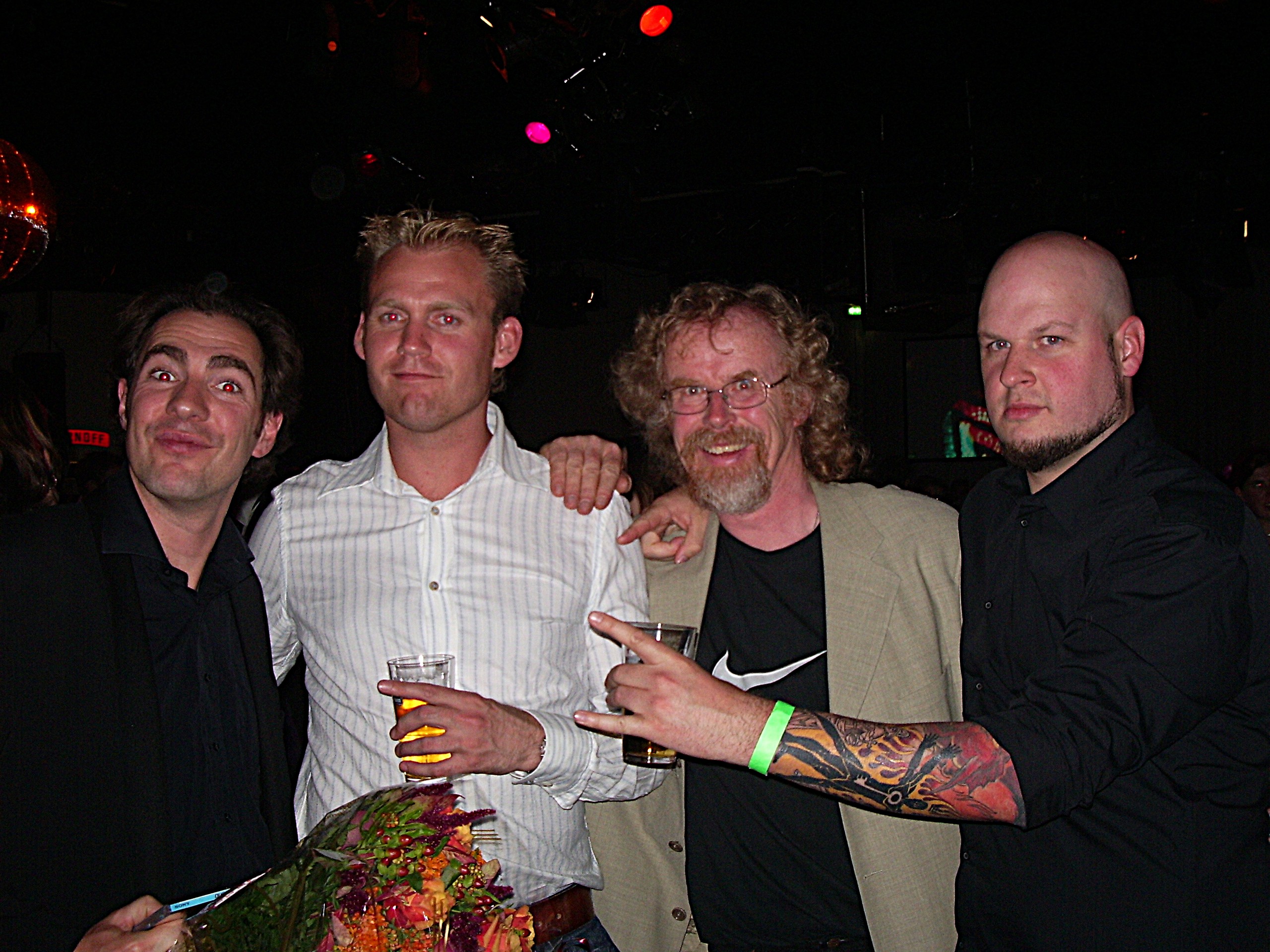 Met Johan Nijhuis (links) op de foto