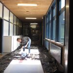 zelfs op de gangen werd geschilderd (1)